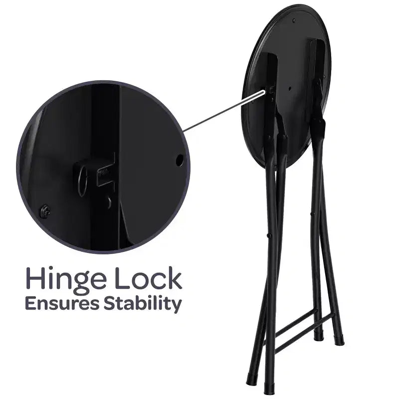Backless 18-Inch Portable Folding Stool with 225 lb Capacity