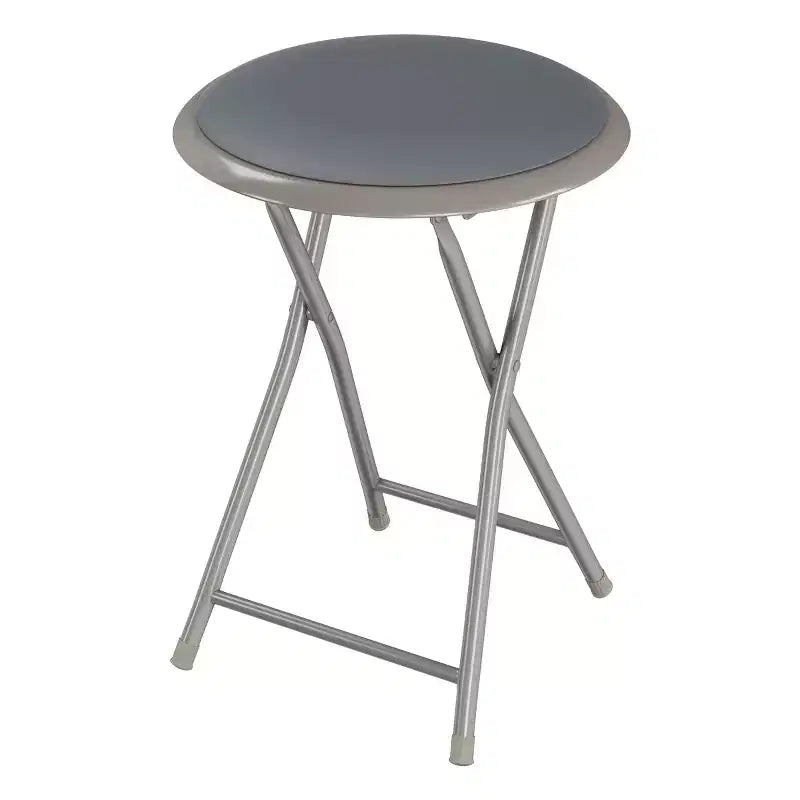 Backless 18-Inch Portable Folding Stool with 225 lb Capacity