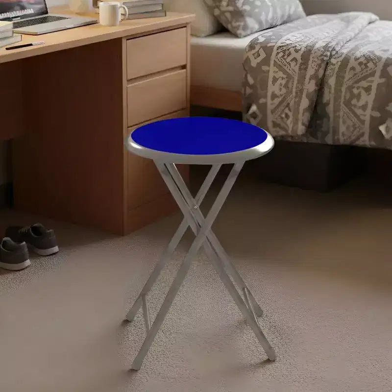 Backless 18-Inch Portable Folding Stool with 225 lb Capacity