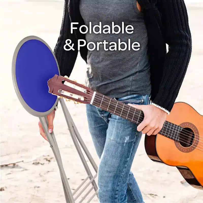 Backless 18-Inch Portable Folding Stool with 225 lb Capacity