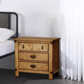 Royal Hampton Cottage Night Stand In Weathered Elm Finish