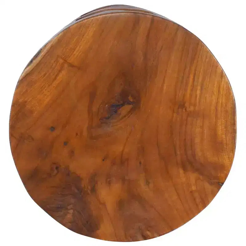 Bedside Cabinet, Solid Teak Wood, Handmade Natural Finish