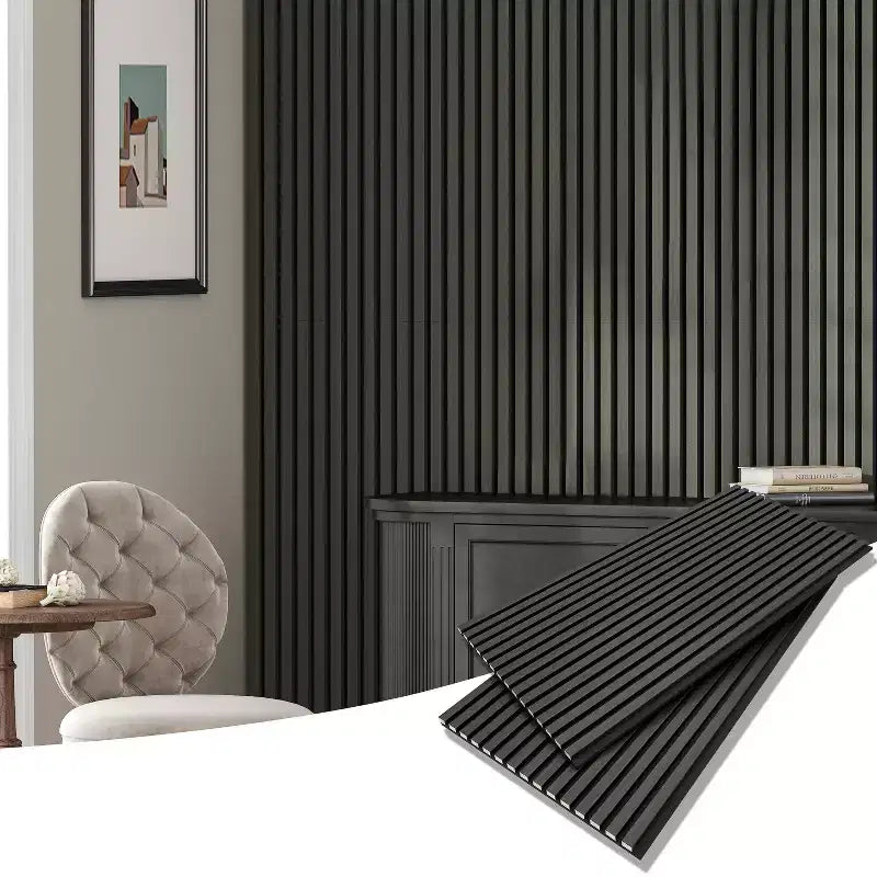 2 pcs 23.6  x 47.2 Sound-Absorbing And Soundproof Panels, With Density Board Wrapped In Wood Veneer