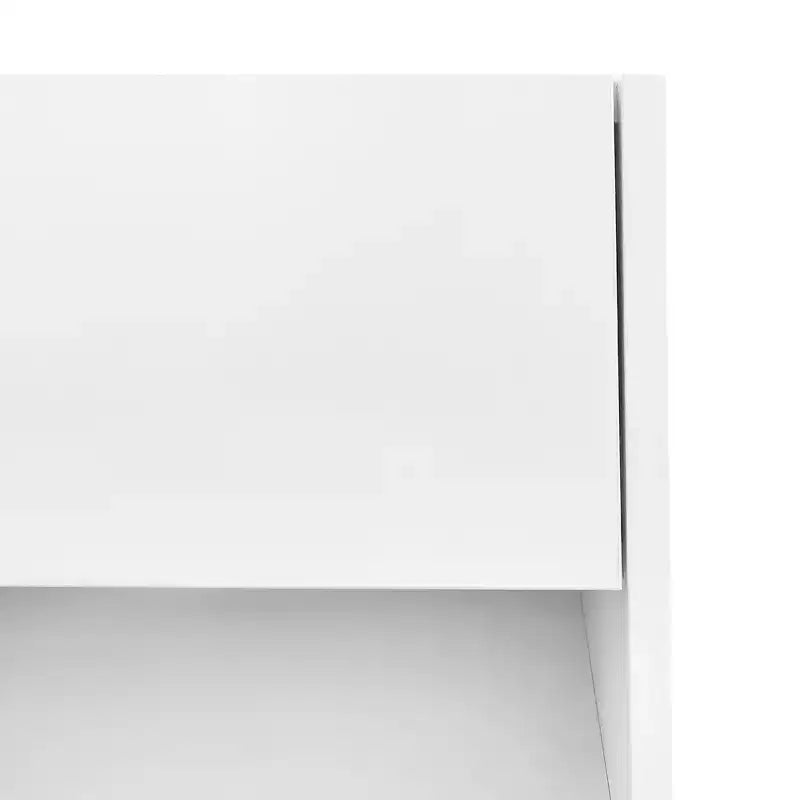 Modern Two-tone TV Stand for 80 TV, Wood TV Storage Cabinet Entertainment Center Media Console with Versatile Compartment