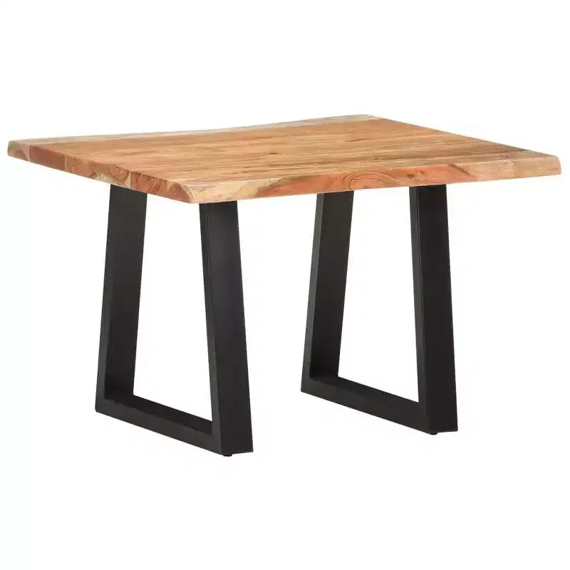 Coffee Table with Live Edges, Solid Acacia Wood