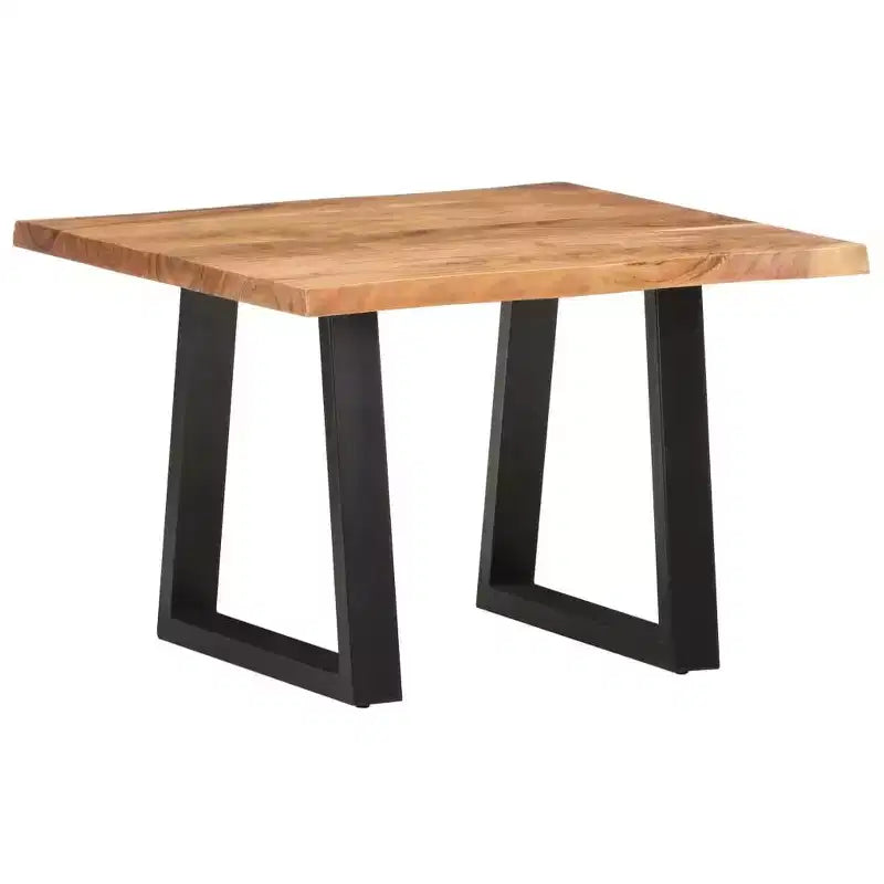 Coffee Table with Live Edges, Solid Acacia Wood