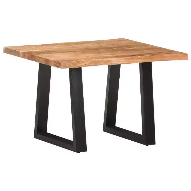 Coffee Table with Live Edges, Solid Acacia Wood