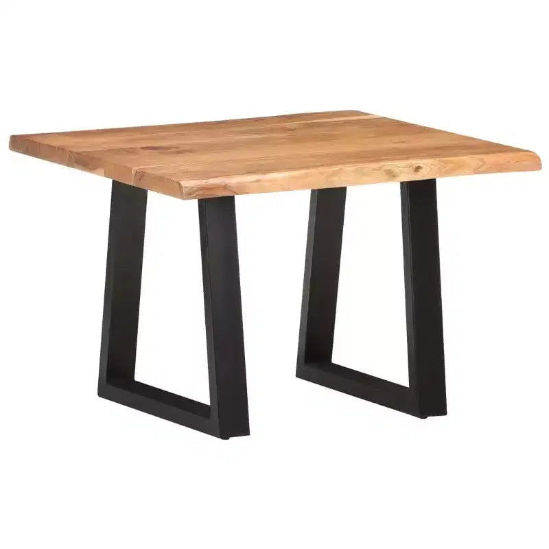 Coffee Table with Live Edges, Solid Acacia Wood