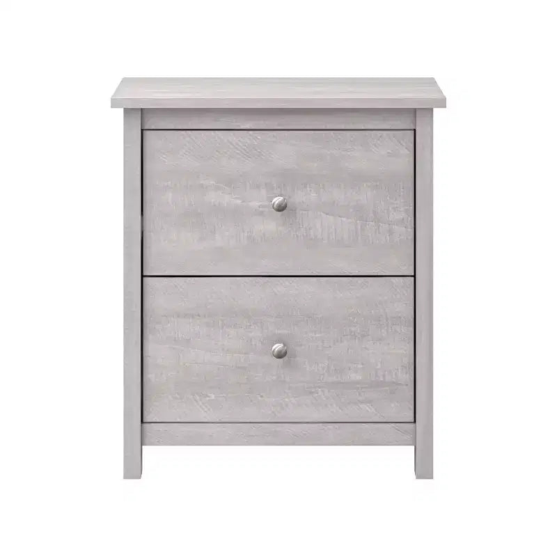 2-Drawer Nightstands Set of 2 with Storage, 18.7W x 15.7D x 21.8H