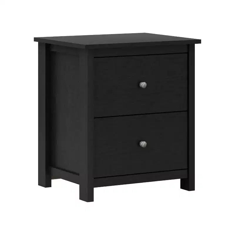 2-Drawer Nightstands Set of 2 with Storage, 18.7W x 15.7D x 21.8H
