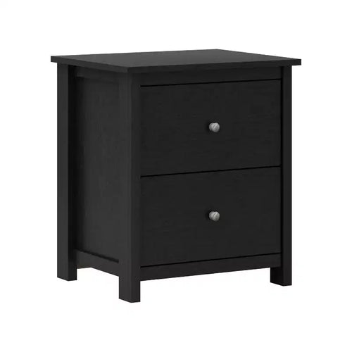 2-Drawer Nightstands Set of 2 with Storage, 18.7W x 15.7D x 21.8H
