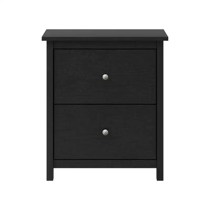 2-Drawer Nightstands Set of 2 with Storage, 18.7W x 15.7D x 21.8H