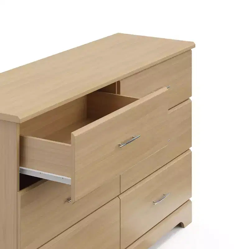 6-Drawer Double Dresser for Nursery or Kids Bedroom
