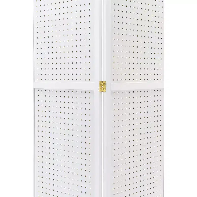 4 Panels Room Divider Folding Screen Pegboard Insert 71 Inches Tall