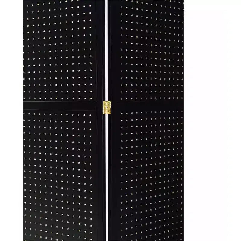 4 Panels Room Divider Folding Screen Pegboard Insert 71 Inches Tall