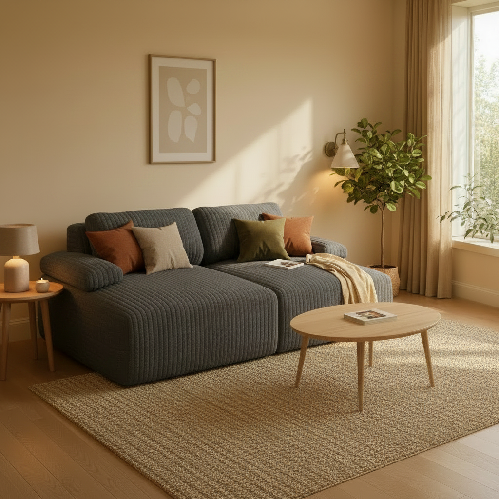 Chaise Lounge - Enriched Warm Indoor Scene