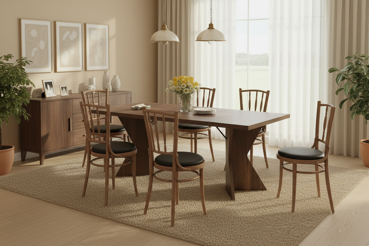 Dining Table - Wide Interior Scene